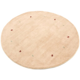 Gabbeh Uni Hand Woven Wool Beige Indoor Rug