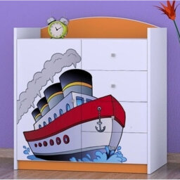 Nishimura Kids 4 - Drawer Combo Dresser