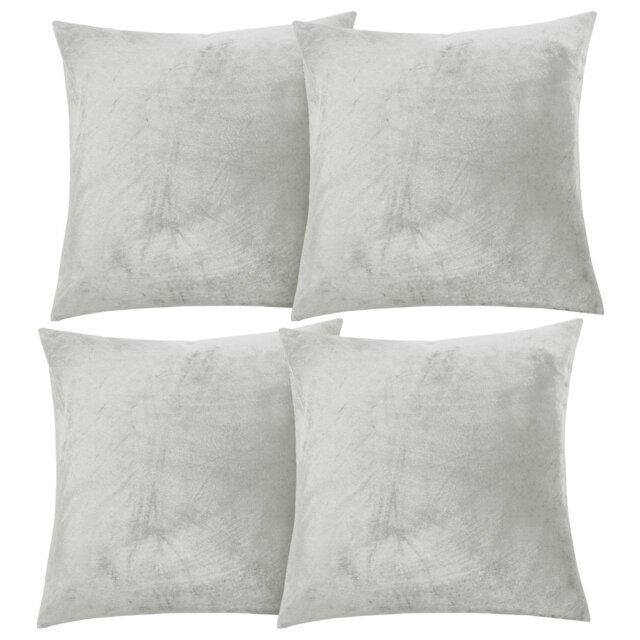 Aspire Homeware Square Plain Velvet Scatter Cushion Cover