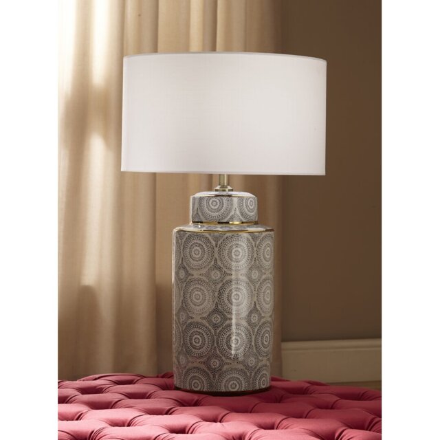 Loranger Cotton Drum Lamp Shade ( Clip On ) in Cream