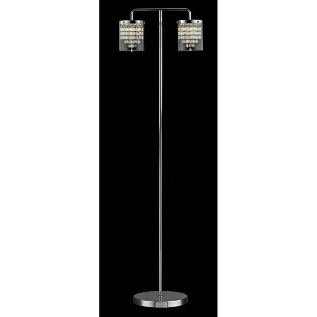 Ismael 150cm Chrome LED Tree Floor Lamp
