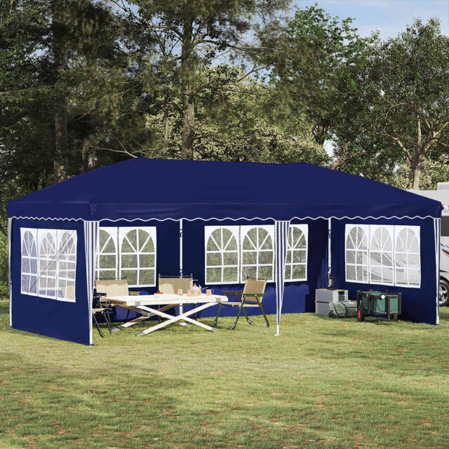 Vidaxl Pop-Up Party Tent 210D Oxford With Sliver Coating Event Shelter Gazebo