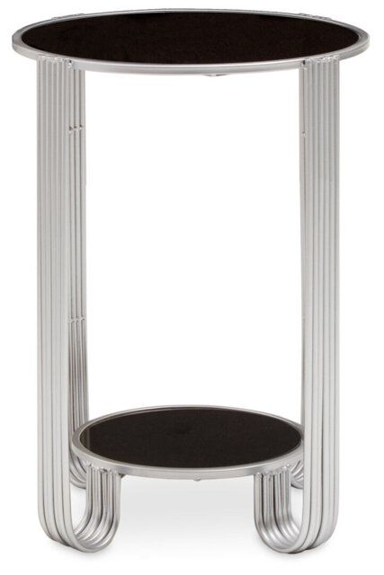 Glass Top End Table
