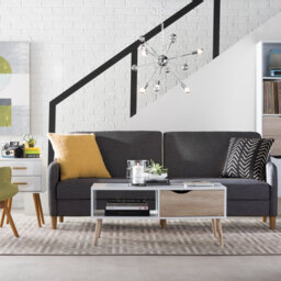 2 Seater Linen Blend Sofa