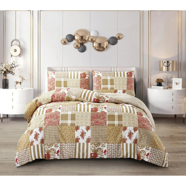 Cotton Floral Duvet Cover Set