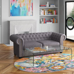 Haverly 2 Seater Chesterfield Sofa Bed