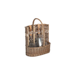 Large Deluxe Garden Tool Wicker Basket