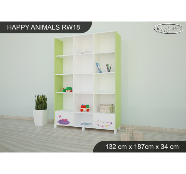 187cm H X 132cm W Kids Bookcase