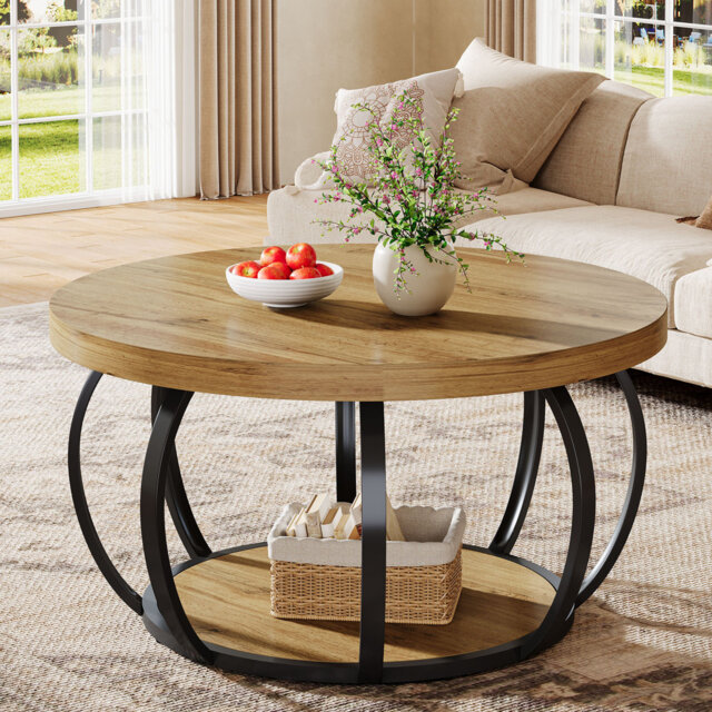 Frame Coffee Table with Storage