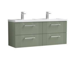 Deco 1200mm Wall Hung Double Vanity Unit