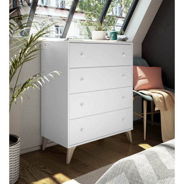 Okeefe 4 Drawer 78Cm W Chest of Drawers