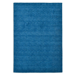 Hand Loomed Wool Blue Rug