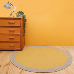 Brigit Nolan Hand Braided Cotton Yellow Rug