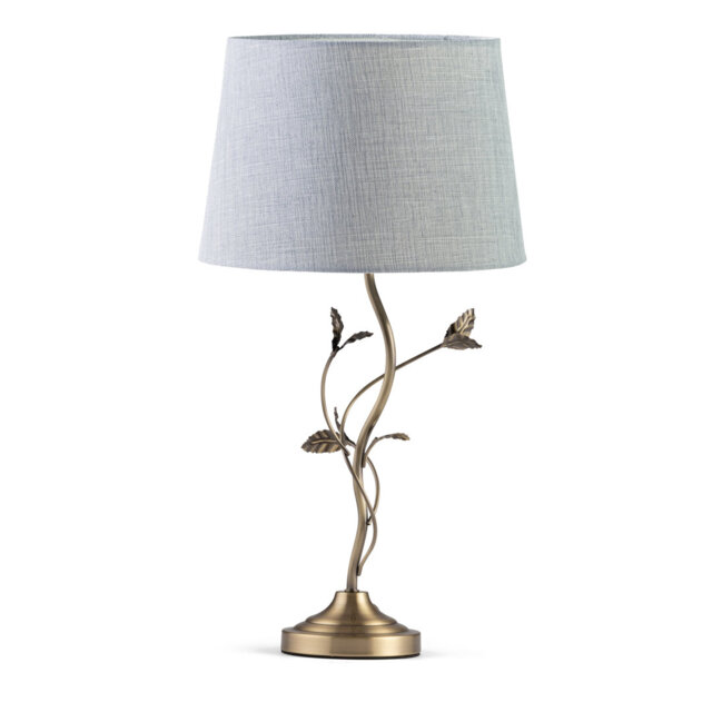 Antique Metal Leaf 59cm Table Lamp