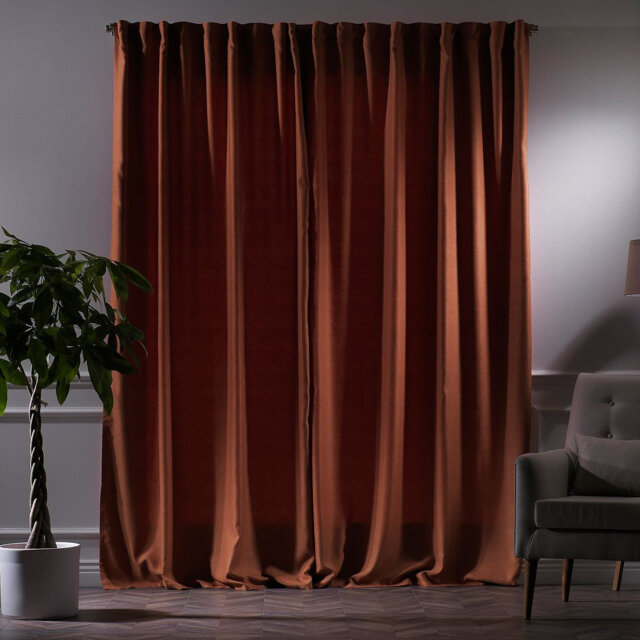 Room Darkening Single Curtain Panel