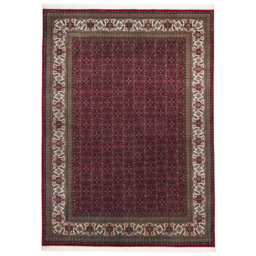 Wayne Hand Knotted Wool Red Indoor Rug