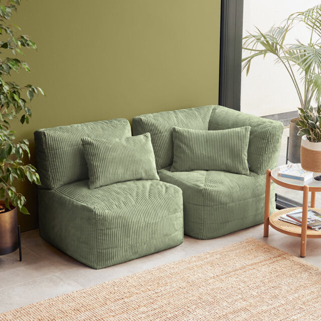 Corduroy Bean Bag Set