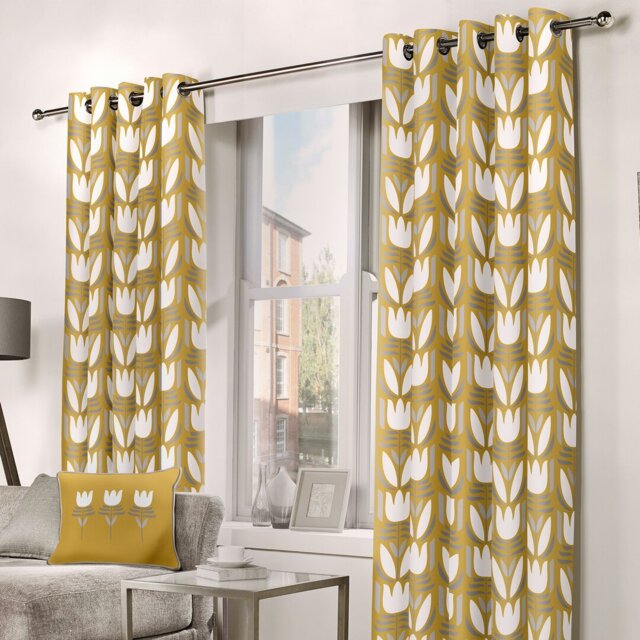Haldon Cotton Room Darkening Curtain Pair