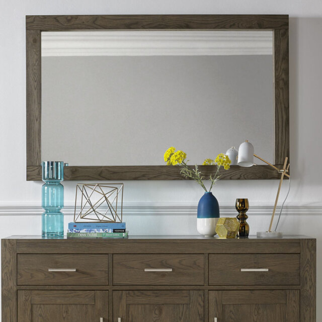 Bowenfels Wood Flat Wall Mirror