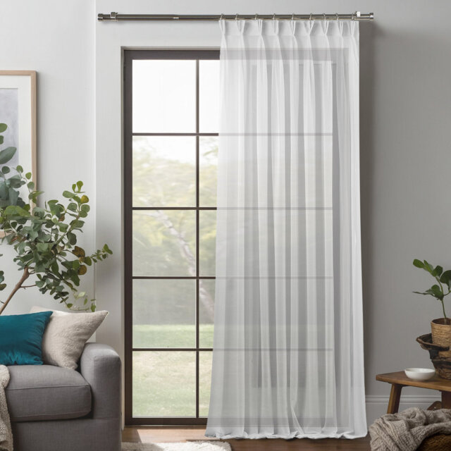 Sheer Single Curtain Panel