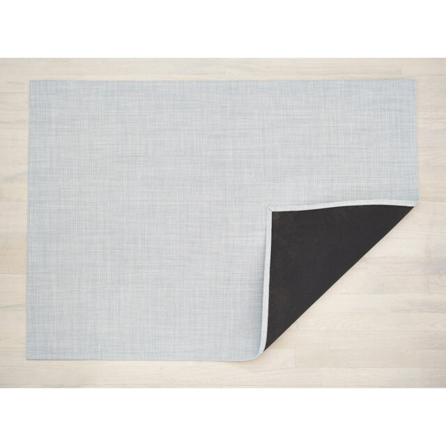 Mini Basketweave Vinyl Indoor / Outdoor Area Rug