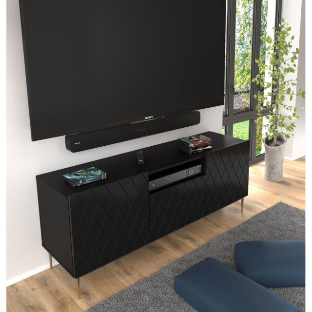 "Amsha Unfinished TV Stand for TVs up to 60"""