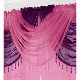 Ned Single Beaded Voile Swag