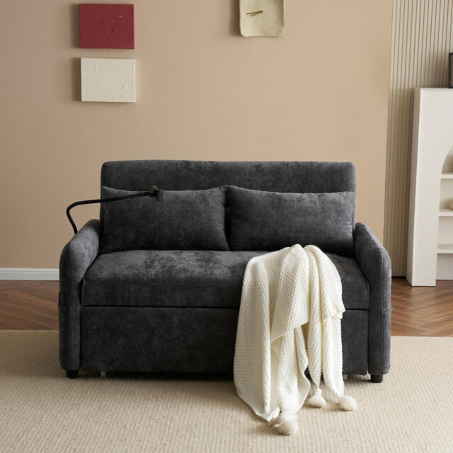 Double Folding Sofa Bed With Sleeping Function