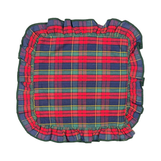 Charmayne Plaid Square Cushion