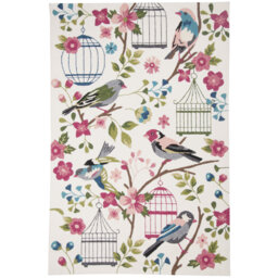 Jessie Hand Woven White Indoor / Outdoor Rug