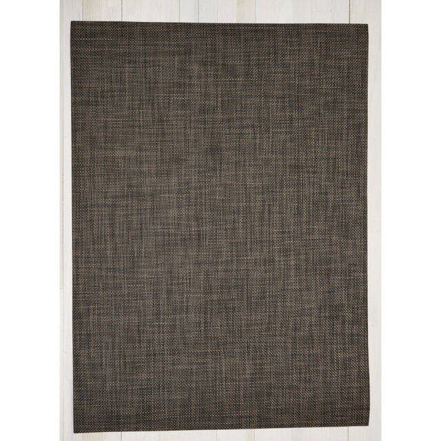 Basketweave Vinyl Indoor / Outdoor Area Rug