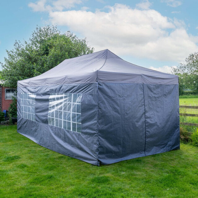 20 Ft. W x 10 Ft. D Steel Soft-top Gazebo