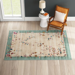 Amini Flatweave Green/Beige Rug