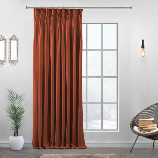 Room Darkening Single Curtain Panel