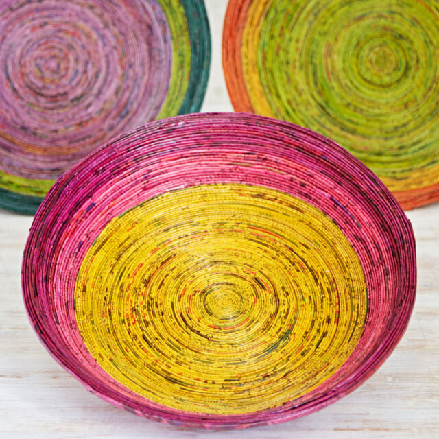 Handmade Paper Decorative Bowl 1