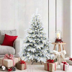 Artificial Christmas Tree with 150 LEDs Green cm PE and PVC