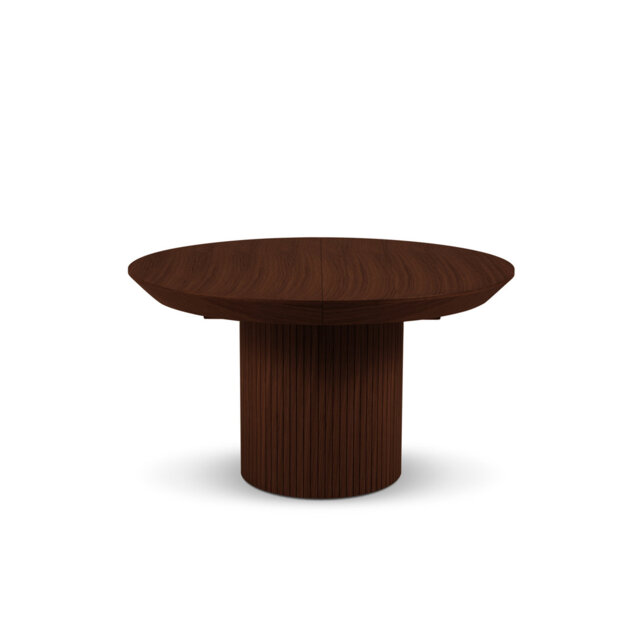 Round Solid Wood Pedestal Dining Table