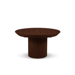 Round Solid Wood Pedestal Dining Table