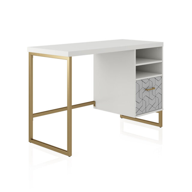Aneea 115cm W Rectangle Writing Desk