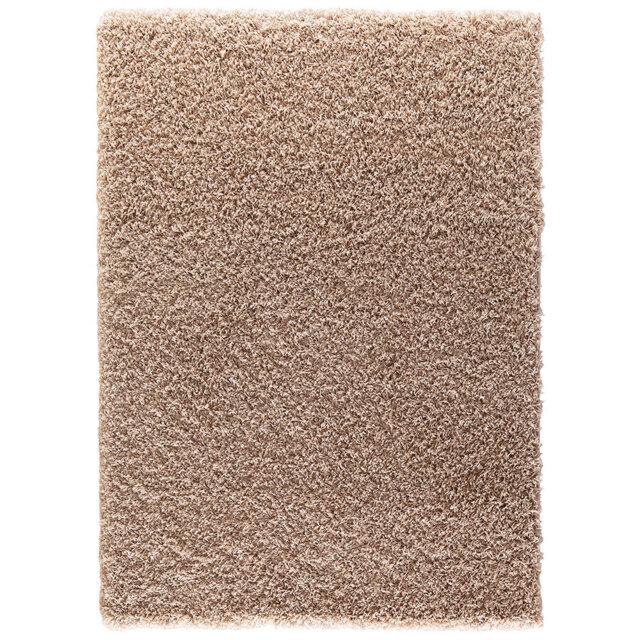 Verona Thick Beige Shaggy Area Rug â Soft Pile, Non-Slip, Durable Polypropylene Carpet for Living Room, Bedroom & Hallway