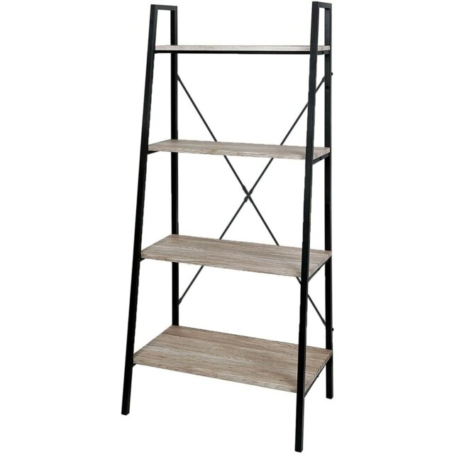 Babs 148cm H x 60cm W Steel Ladder Bookcase