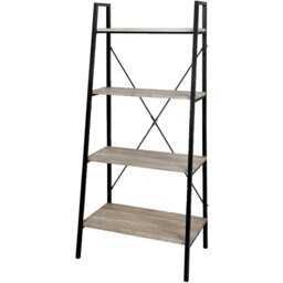Babs 148cm H x 60cm W Steel Ladder Bookcase