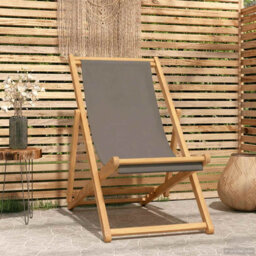 Folding Beach Chair Outdoor Patio Seating Furniture Solid Teak Wood