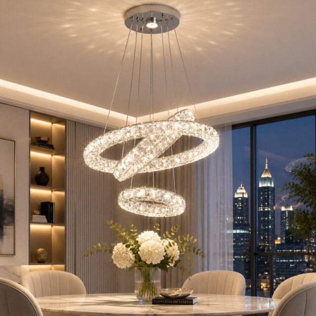 Marvi 1 - Light Unique/Statement LED Chandelier