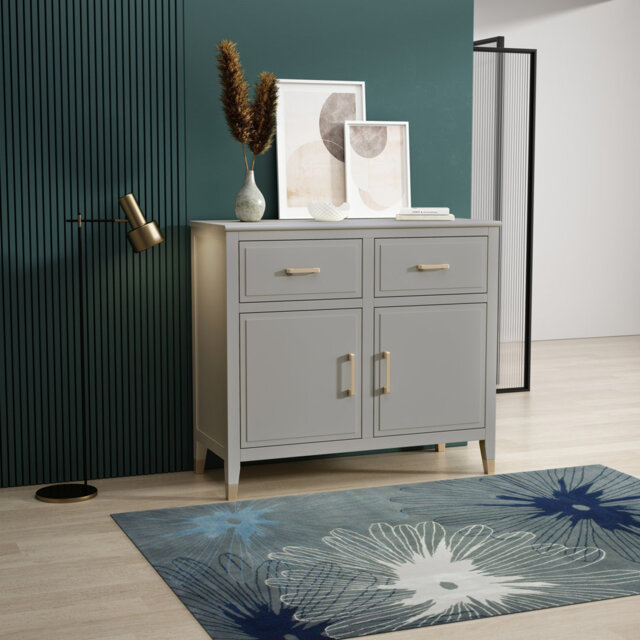 Aldena 95cm Wide 2 Drawer Sideboard