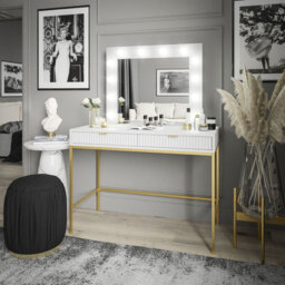 Aldonia Dressing Table with Mirror
