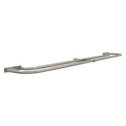 Aishlyn Satin Silver Double Room Darkening Pole