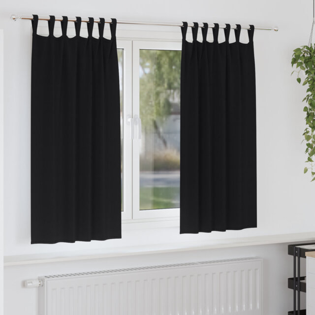 Curtains With Curtains 2 Pcs Polyester