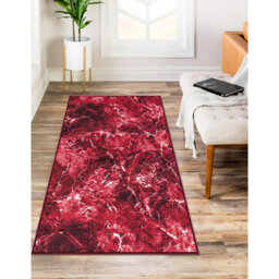 Marble Pattern Rug Solid Colour Indoor / Outdoor Area Rug