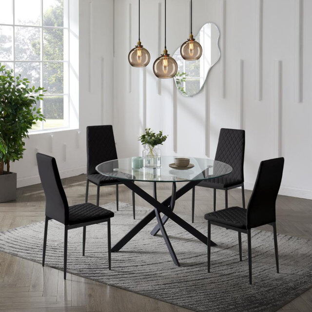 Ajita 4 - Person Dining Set